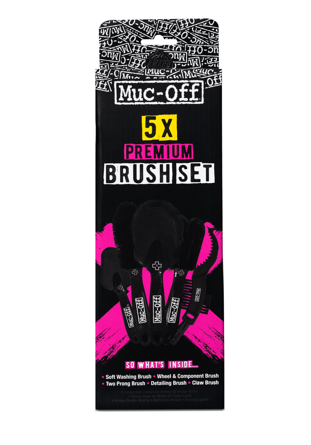 Muc-Off 5x Premium Brush Set